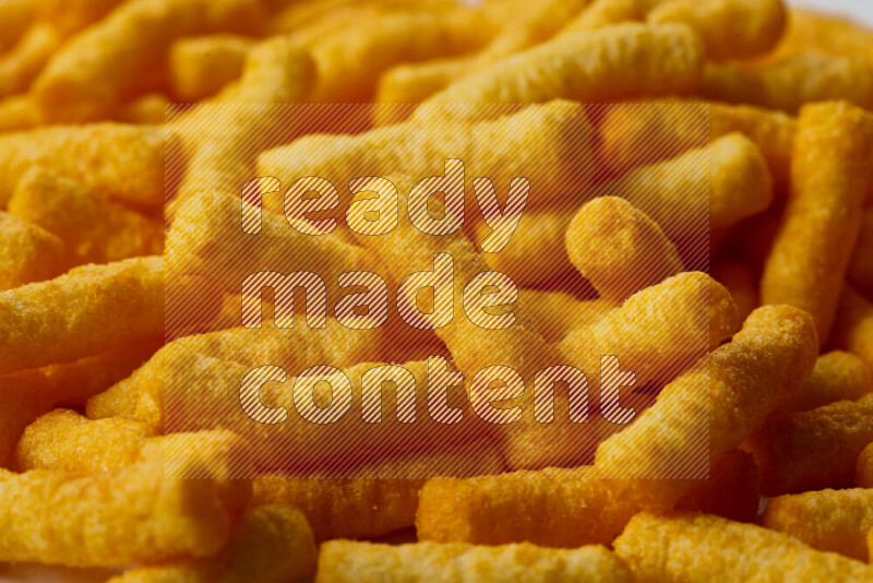 وجبات خفيفه علي خلفية بيضاء