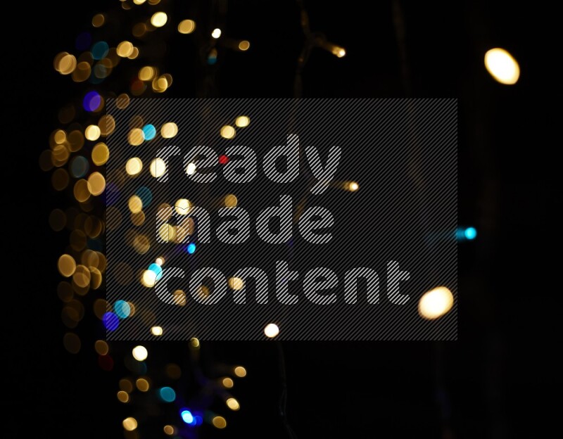 Bokeh light in multicolor