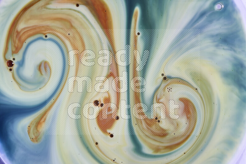 لقطة مقربة لأنماط دوامية باللون الأخضر والأزرق والأحمر