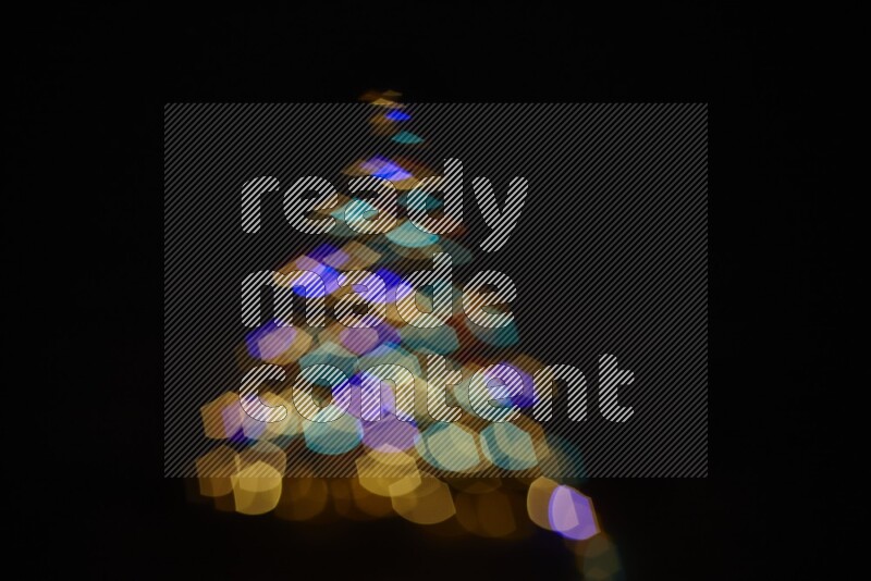 Bokeh light in geometric shape