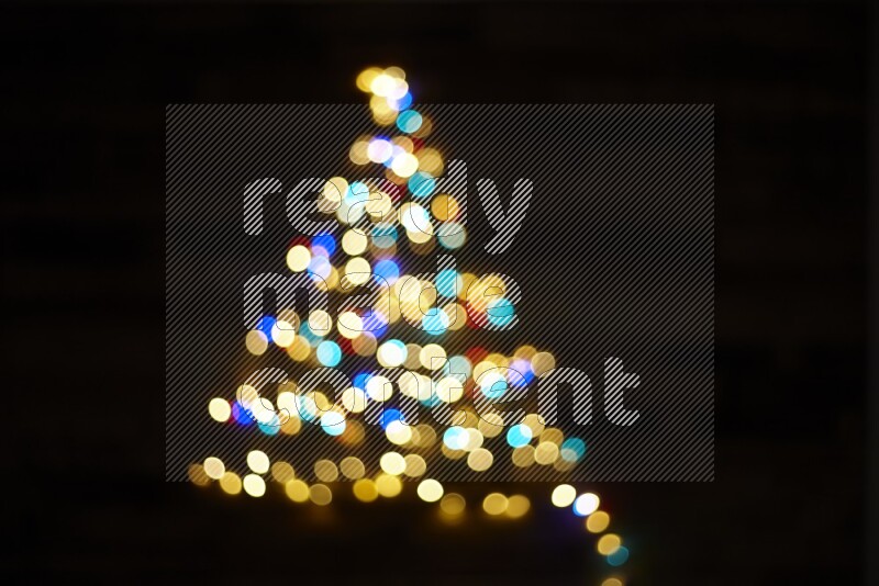 Bokeh light in multicolor