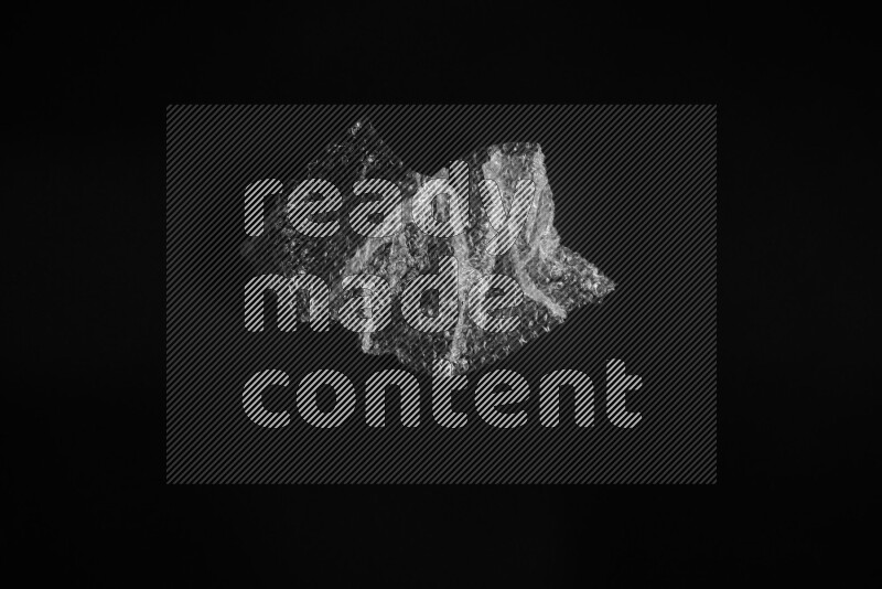 Bubble wrap texture on black background