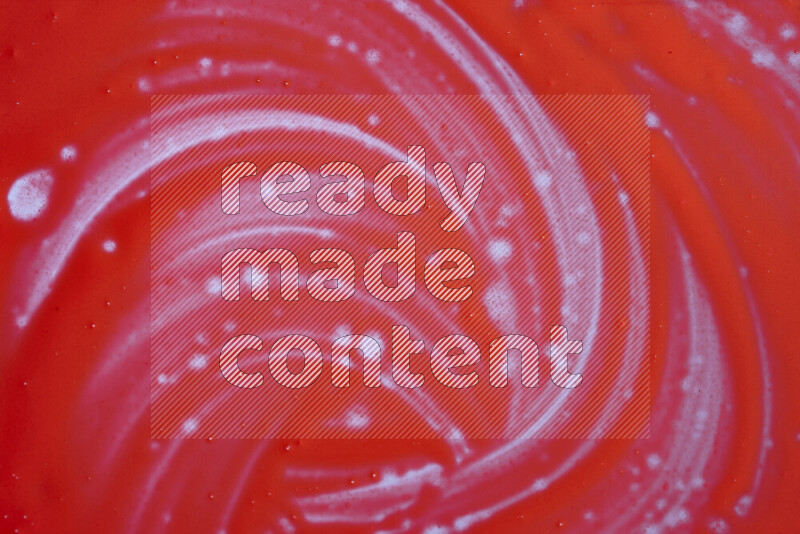 لقطات مقربة لأشكال مختلفة مرسومه باللون الأحمر