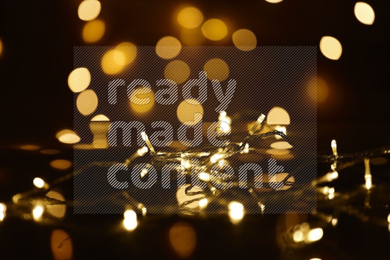 Bokeh light in yellow