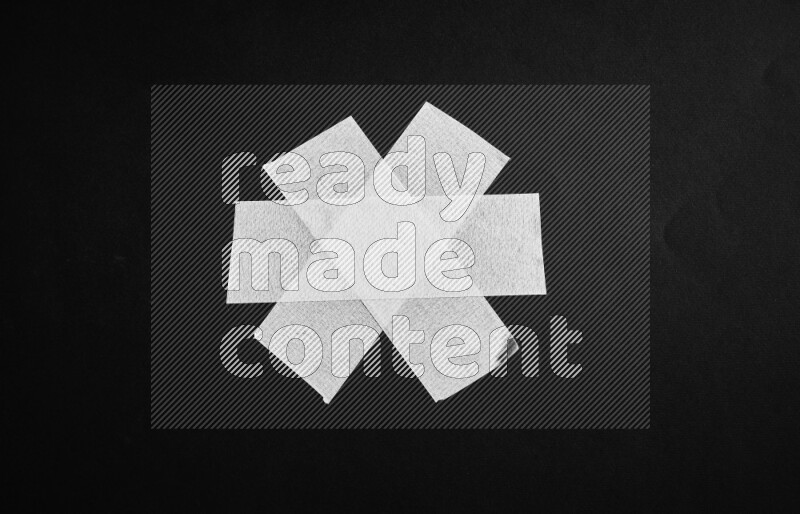 Duct tape on black background
