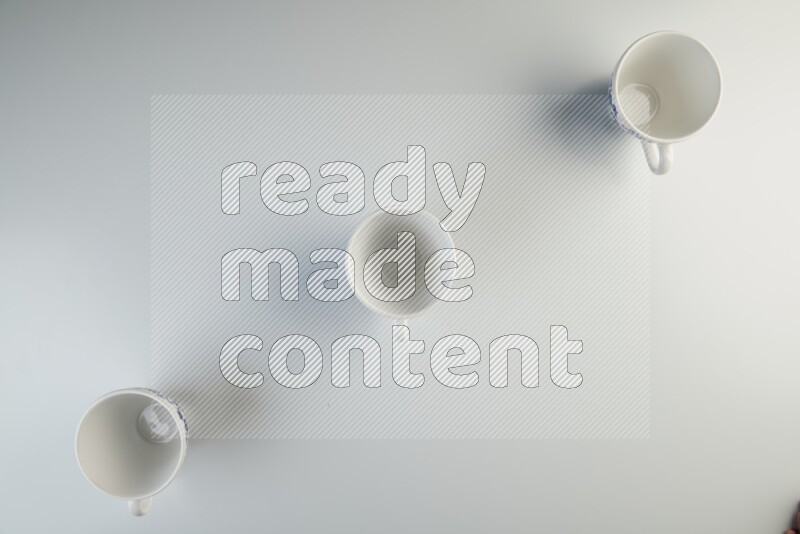 white mug on white background