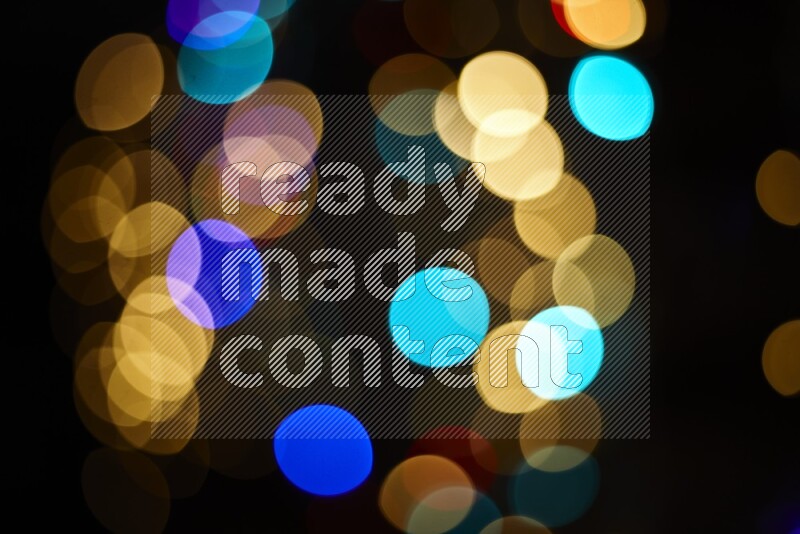 Abstract bokeh light in multicolor