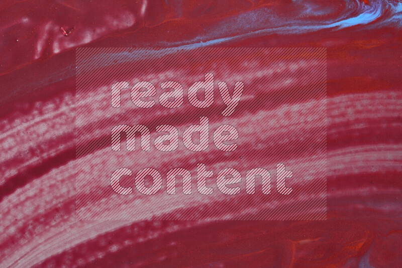 Close-ups of abstract red paint texture in different shapes