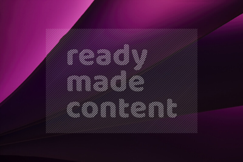 فن تجريدي يعرض منحنيات مع تدرجات الألوان الدافئة والباردة مكونه بضوء ملون