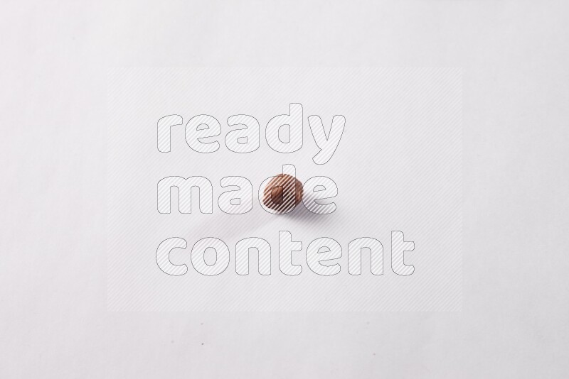 Hazelnuts on white background