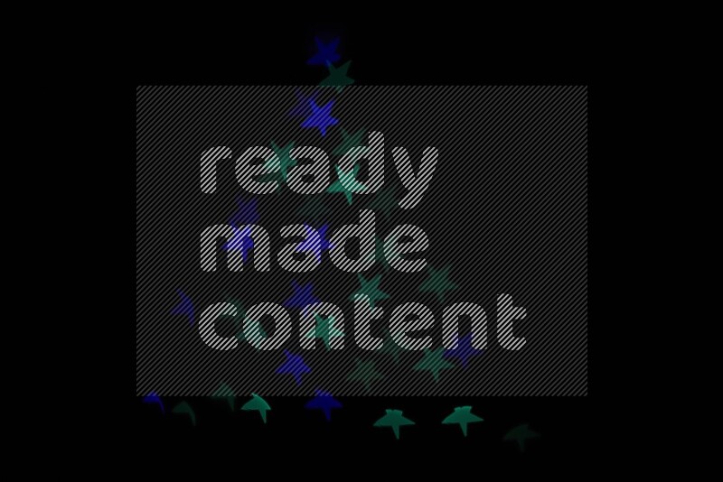 Bokeh light in star shape