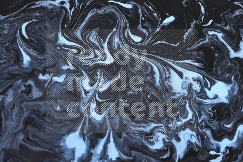 Abstract colorful background with mixed of blue and black paint colors