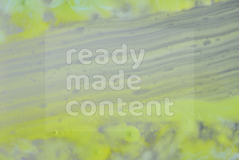 Close-ups of abstract yellow paint texture in different shapes