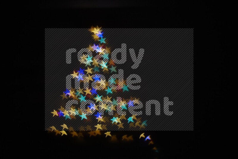 Bokeh light in star shape