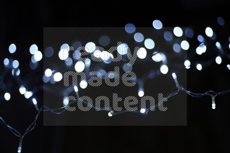Bokeh light in white