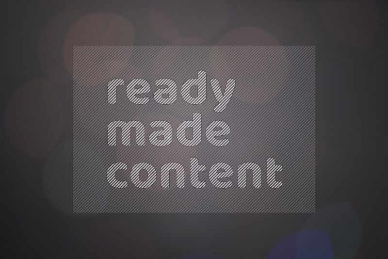 Abstract bokeh light with flare haze