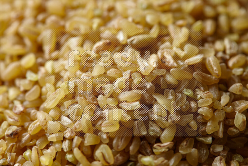 Coarse bulgur on white background