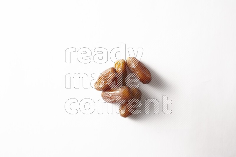 Dates on white background