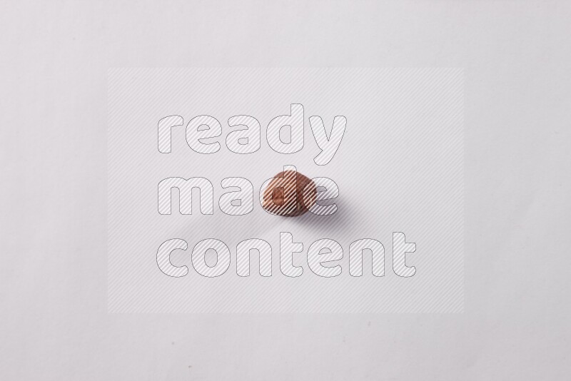 Hazelnuts on white background
