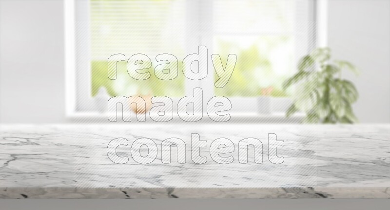 Kitchen tabletop with kitchen view