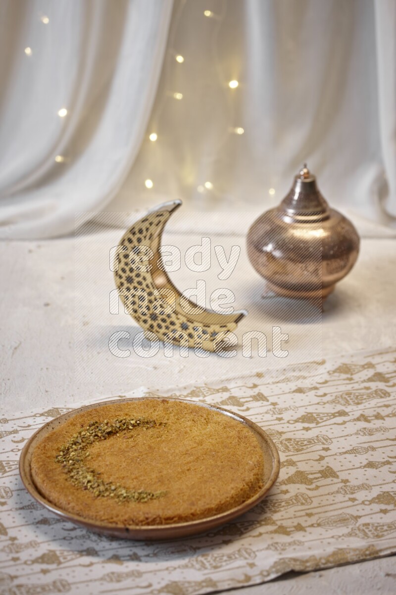 Konafa with lanterns in a light setup