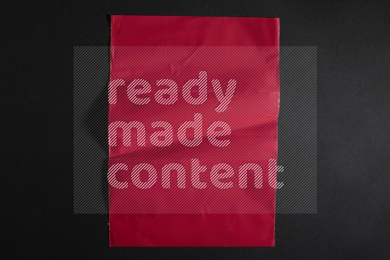 Colored plastic textures on black background