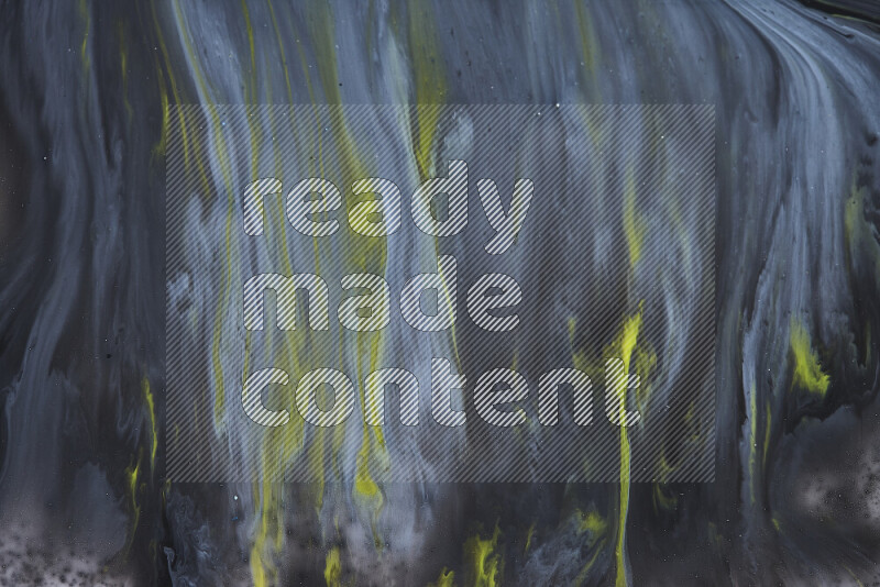 خلفية ملونة مع مزيج من ألوان الطلاء الأزرق والأسود والأصفر