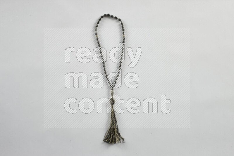 A prayer beads placed on white background