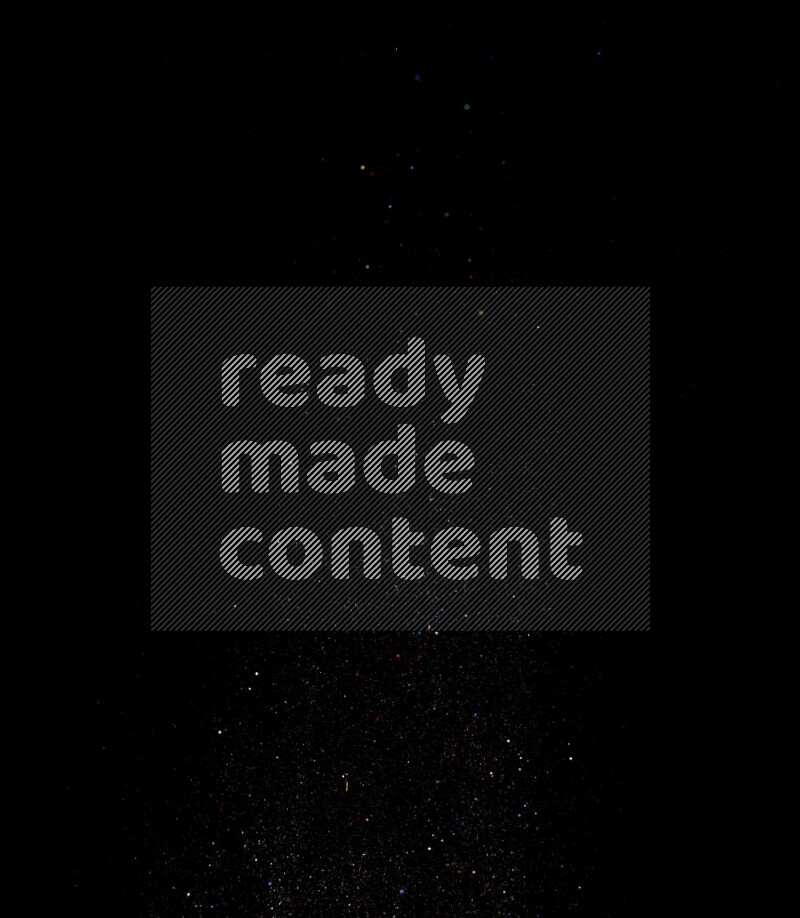Multicolored glitter powder isolated on black background