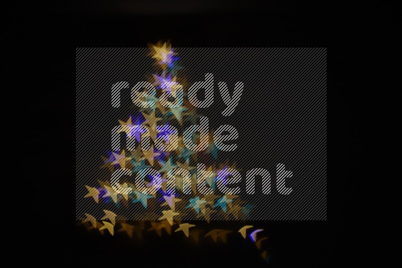 Bokeh light in star shape