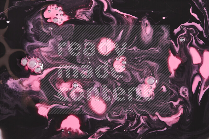Abstract colorful background with mixed of pink and black paint colors